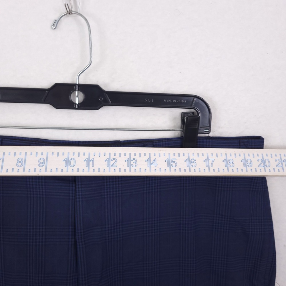 Lauren Ralph Lauren Dress Pants Men 40x30 Navy Glen Plaid Stretch Trousers - Picture 5 of 13